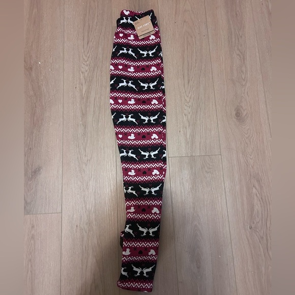 Just Cozy Women’s fleece lined print leggings Size Extra Small/Small - Picture 5 of 5